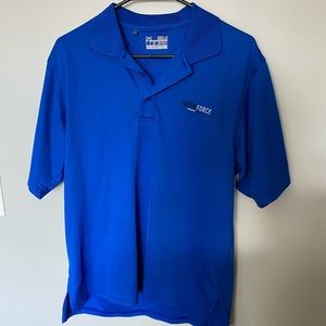 Men’s athletic polo- Fargo Force Hockey!